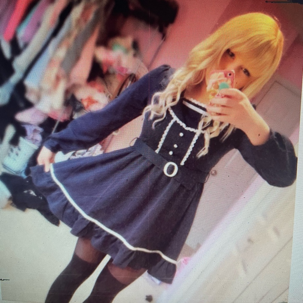 BodyLine Navy Blue dress from Japan size Small !